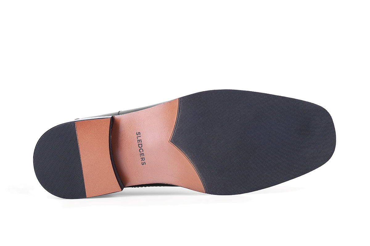 Sledgers Andre Square-toe Loafers - Black