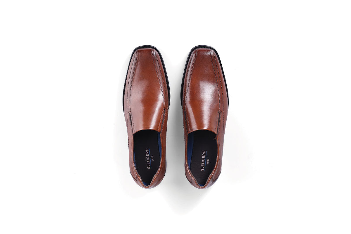 Sledgers Andre Square-toe Loafers - Brown