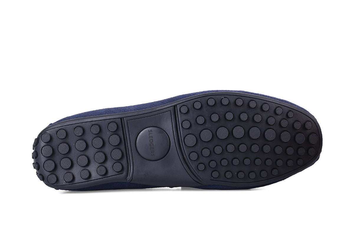 Sledgers Jean Buckled Driving Shoes - Navy