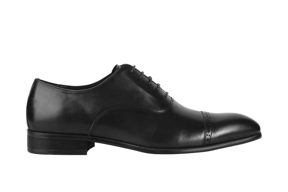 Sledgers Damien Cap-toe Oxfords - Black