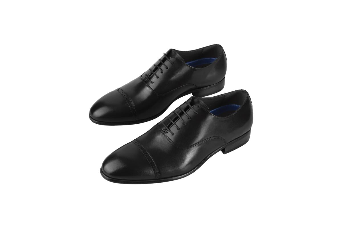 Sledgers Damien Cap-toe Oxfords - Black