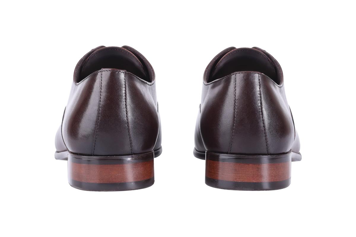 Sledgers Damien Cap-toe Oxfords - Coffee