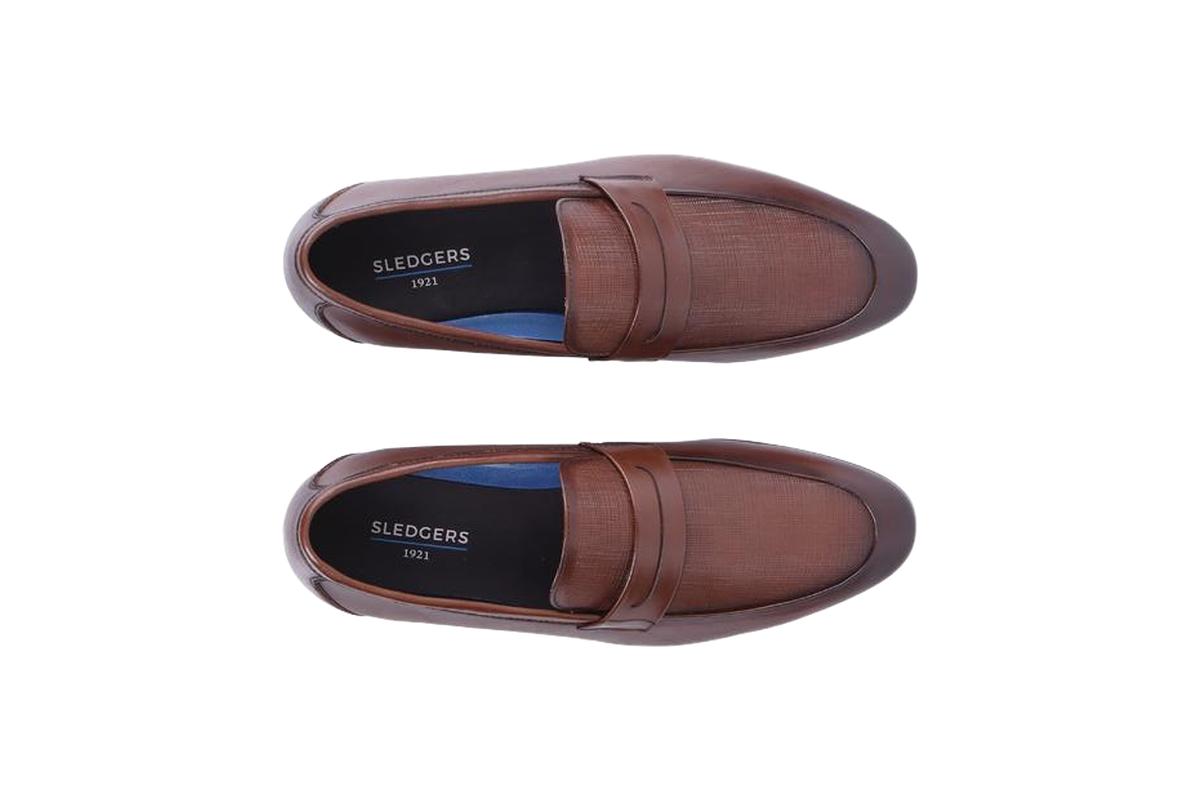 Sledgers Henrik Formal Loafer - Coffee