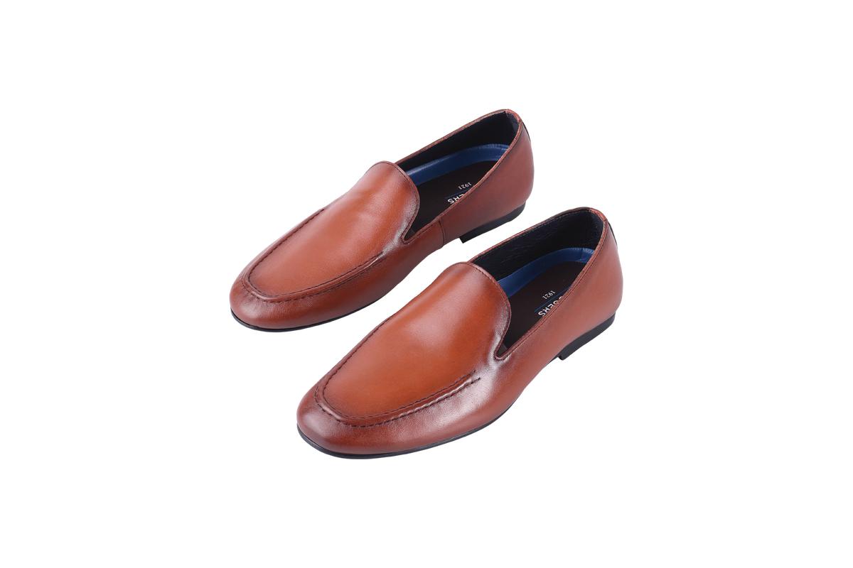 Sledgers Davide Slip-on Loafer - Light Brown