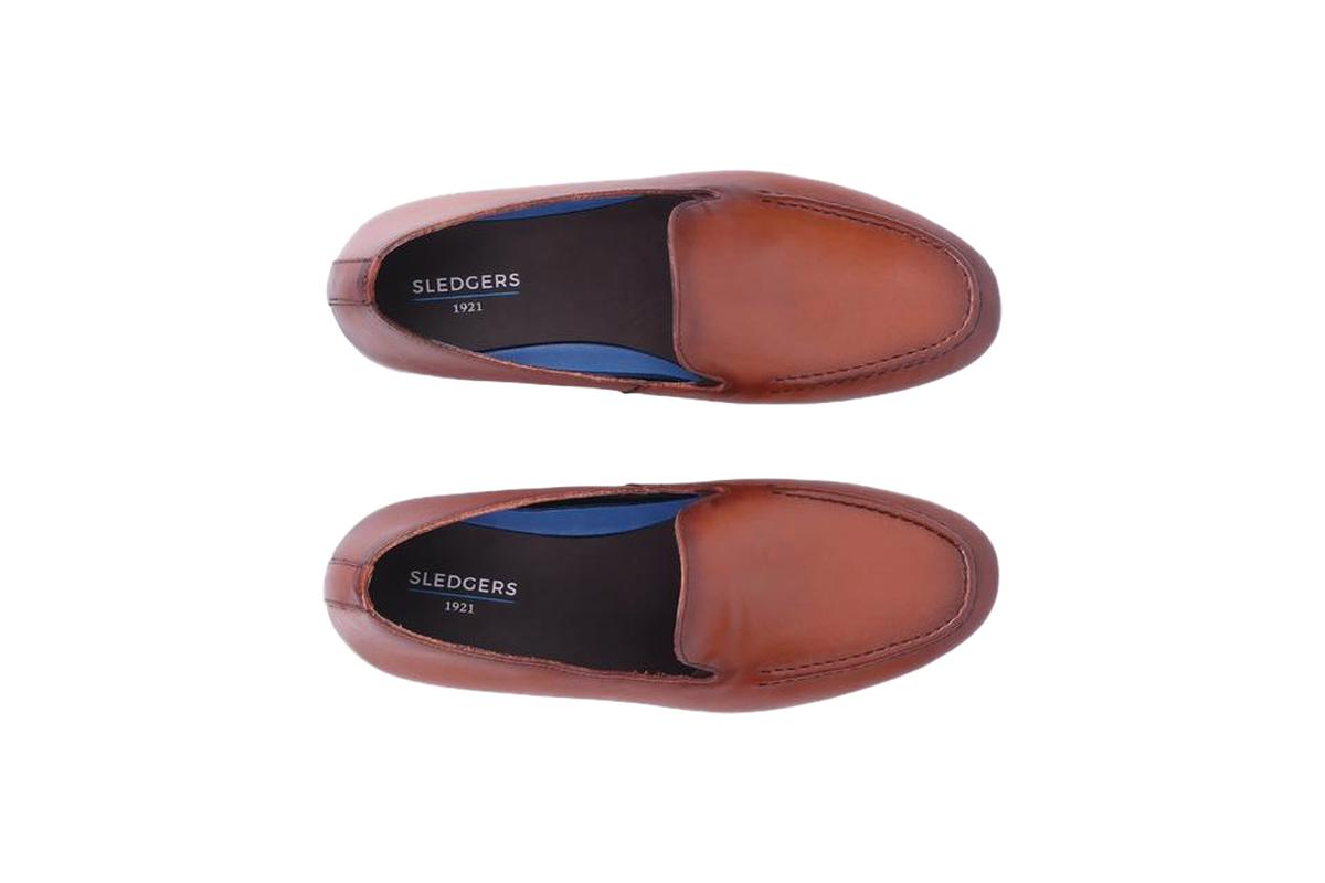 Sledgers Davide Slip-on Loafer - Light Brown