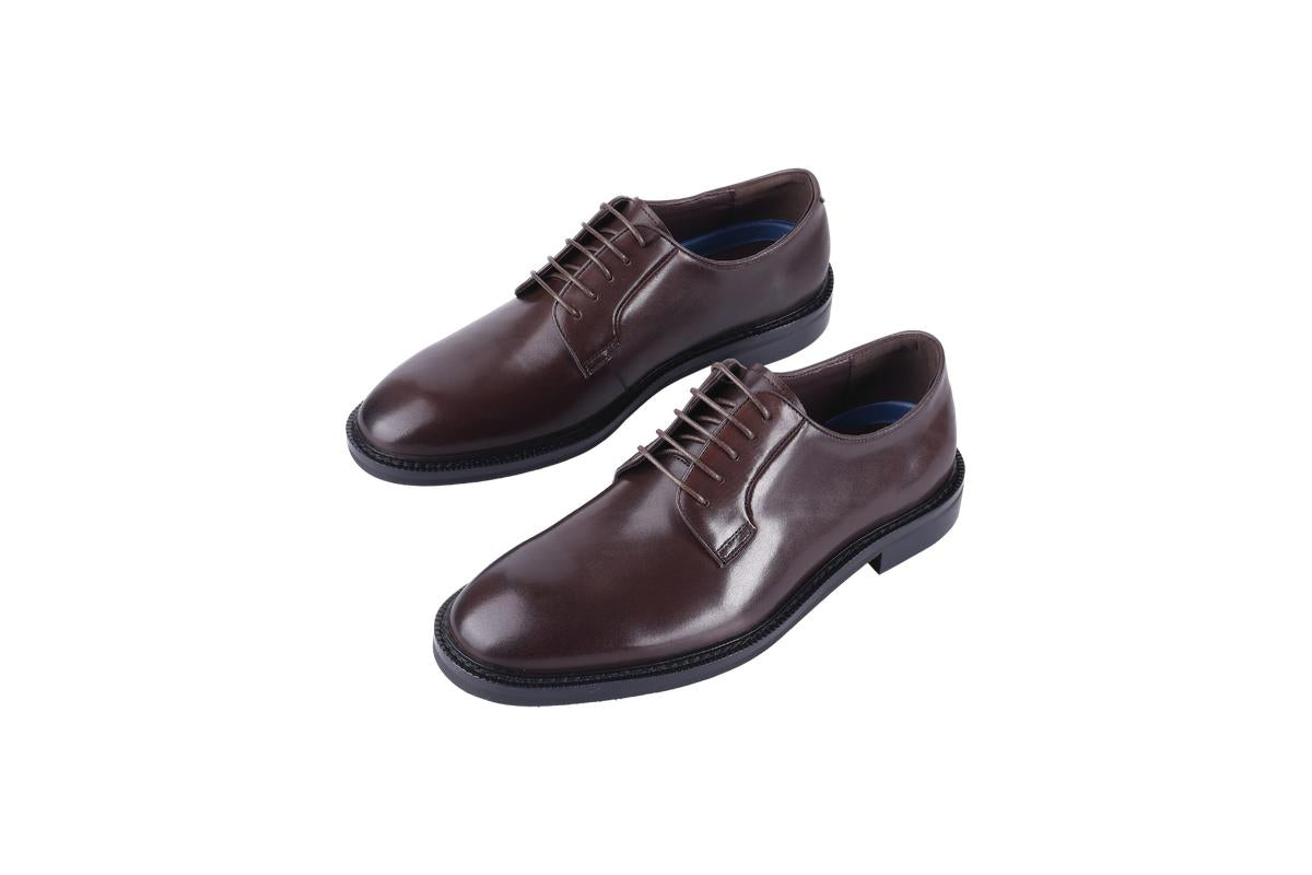 Sledgers Pietro Welt-Stitch Lace-up Derbies - Coffee