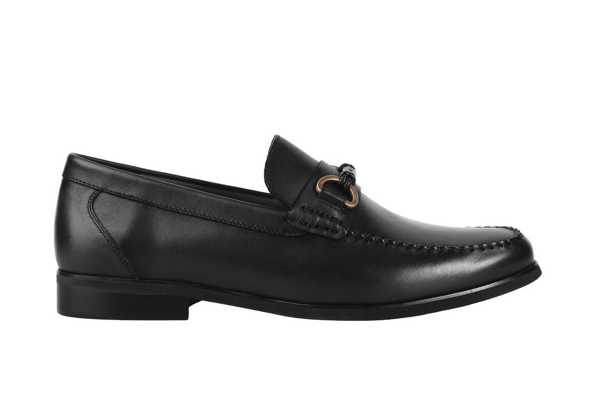 Sledgers Dustin Buckled Loafer - Black