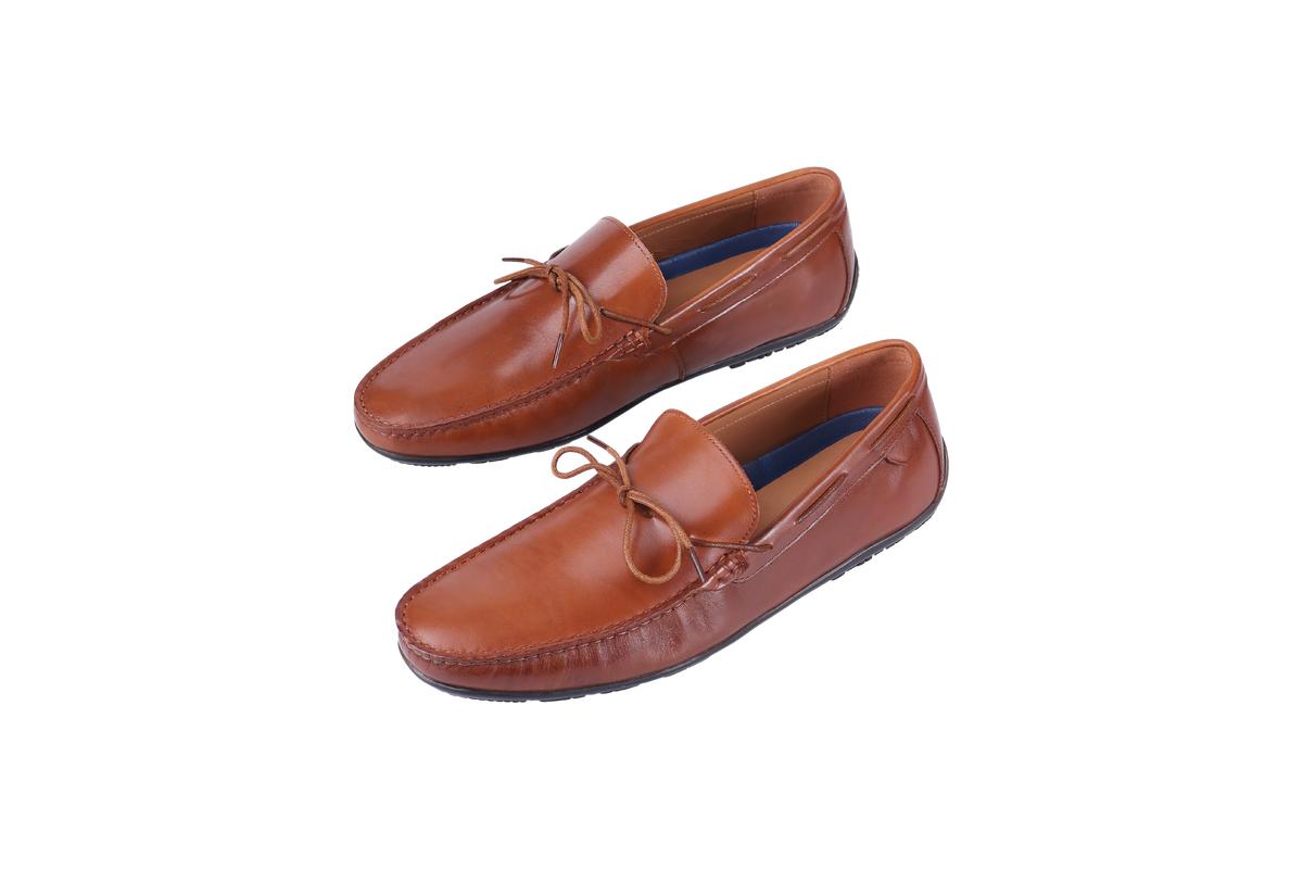 Sledgers Henry Driving Shoes - Light Brown