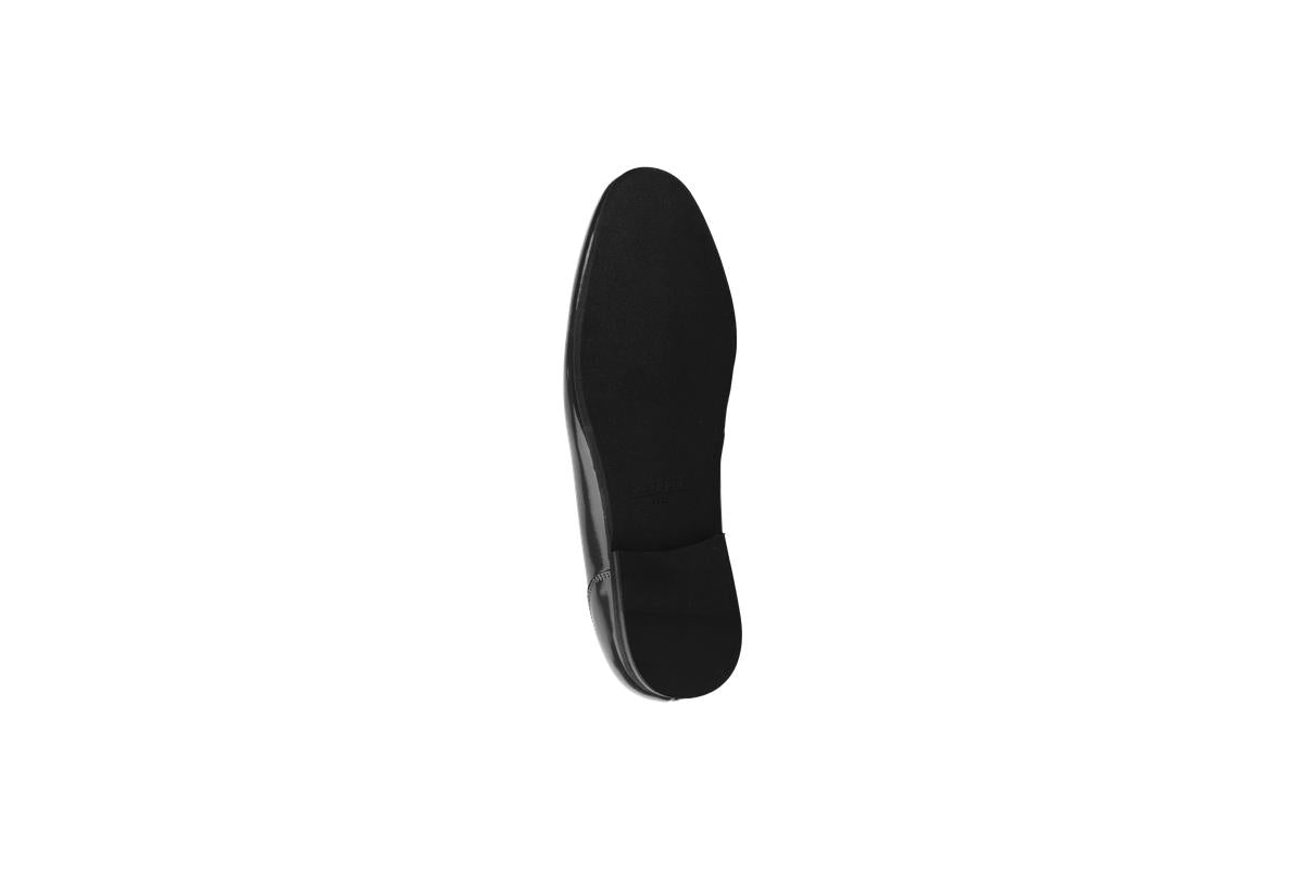 Sledgers Dillon Shiny Horsebit Loafers - Black