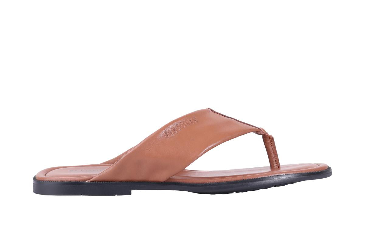 Sledgers Everett Leather Slipper - Brown