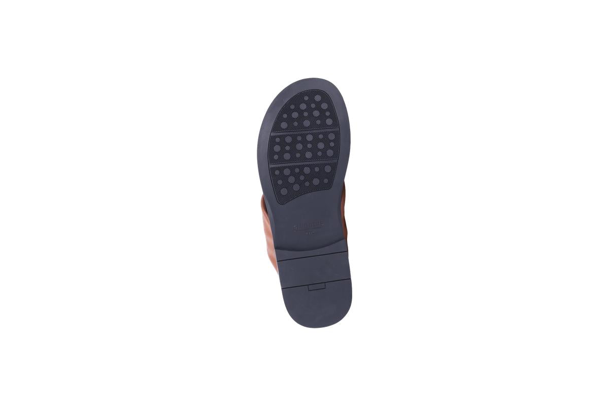 Sledgers Everett Leather Slipper - Brown