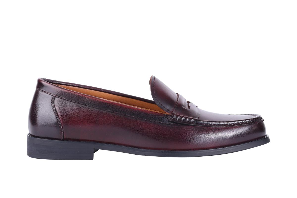 Sledgers Noel II Penny Loafer - Wine