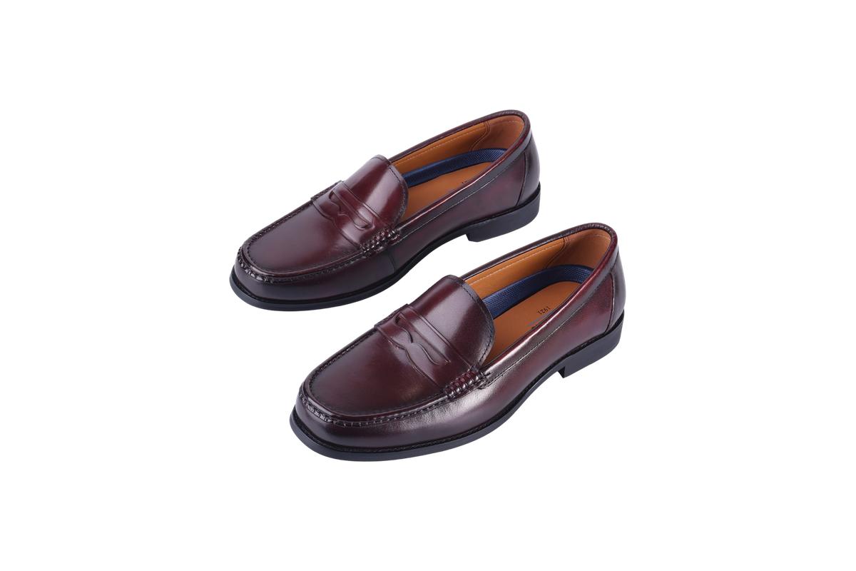 Sledgers Noel II Penny Loafer - Wine