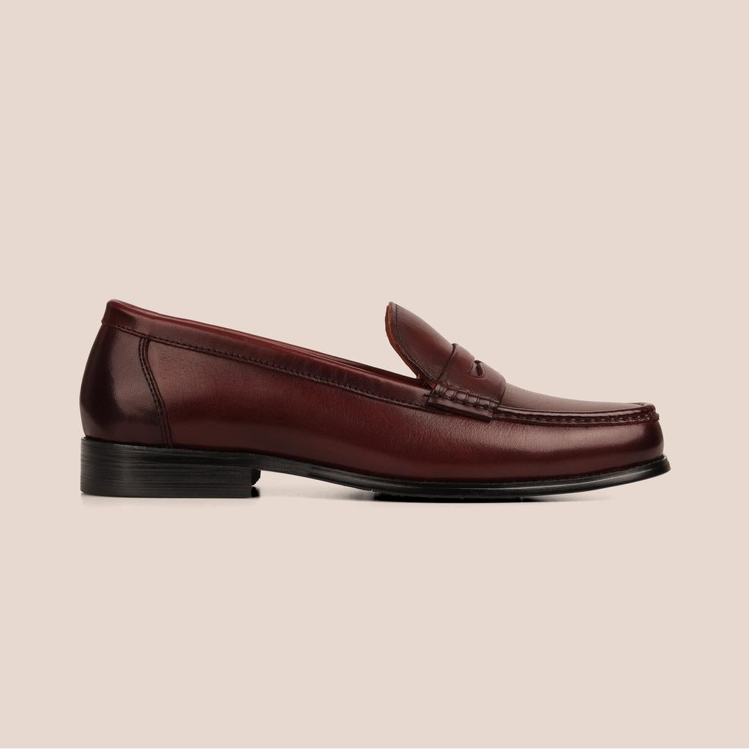 Sledgers Noel II Penny Loafer - Wine