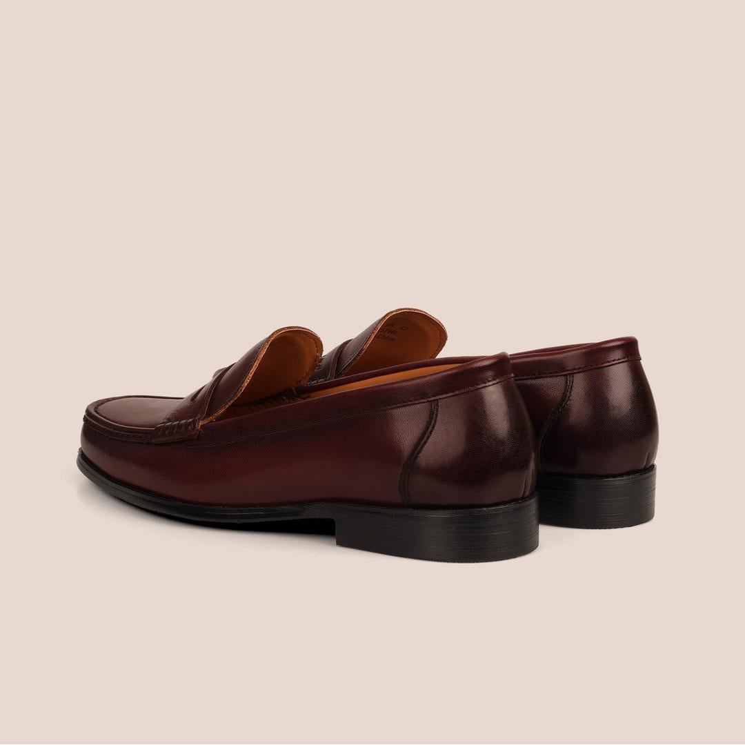 Sledgers Noel II Penny Loafer - Wine