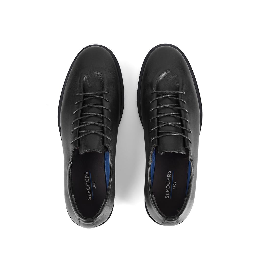 Sledgers Franz Folded Oxfords - Black