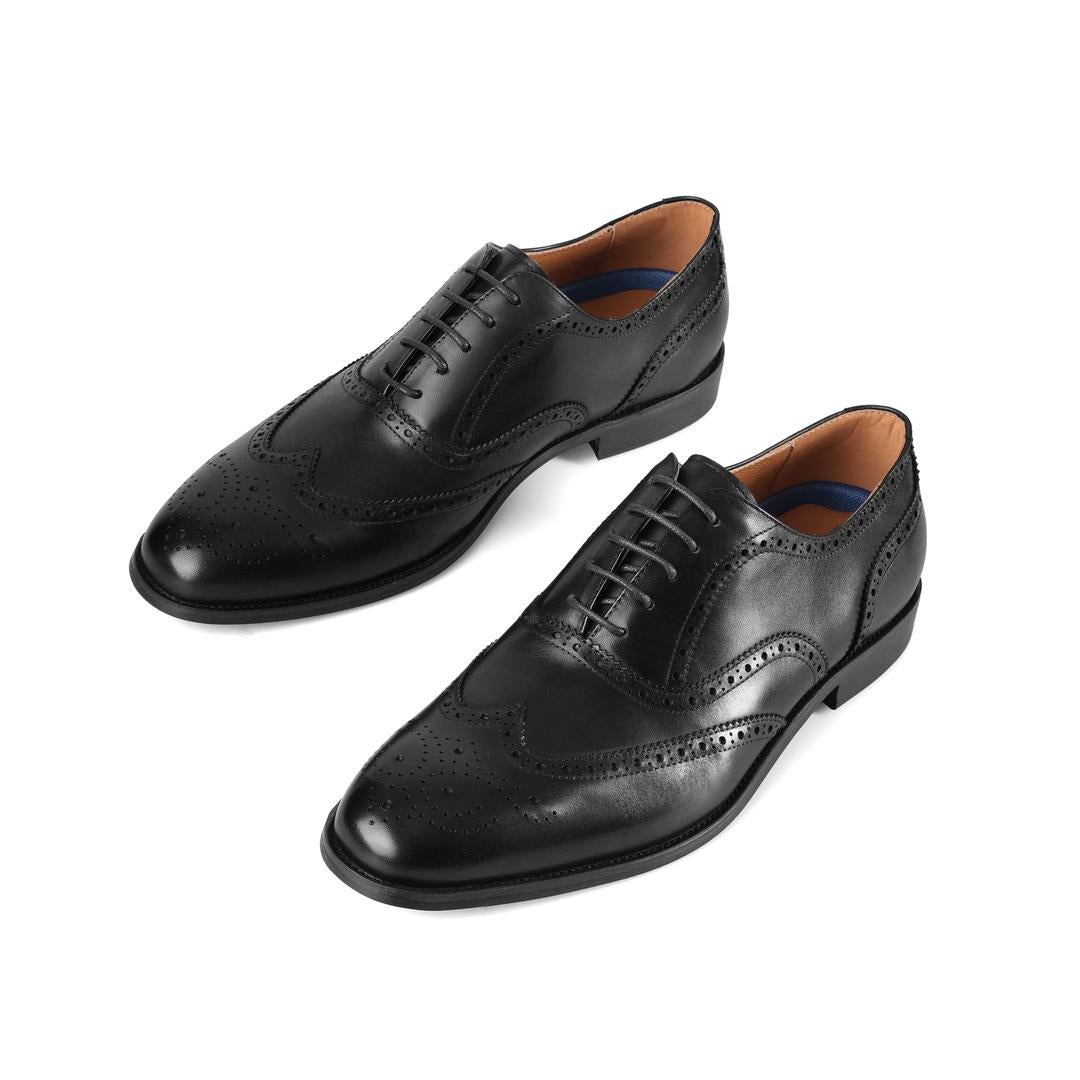 Sledgers Nolan Brogue Oxfords - Black