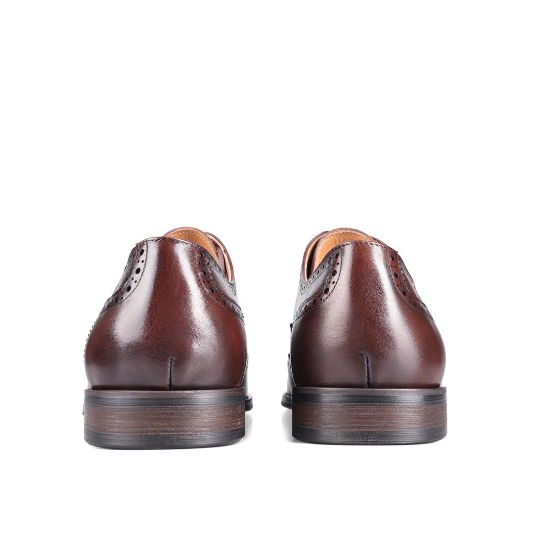 Sledgers Nolan Brogue Oxfords - Brown