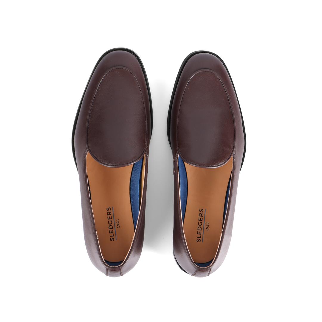 Sledgers Henri Belgian Loafers - Coffee