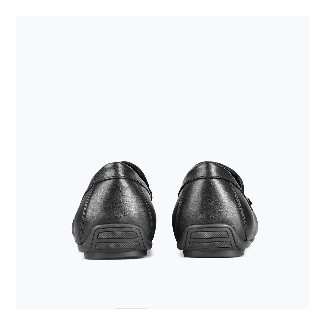 Sledgers Clanton Slip-on Driving Shoes - Black
