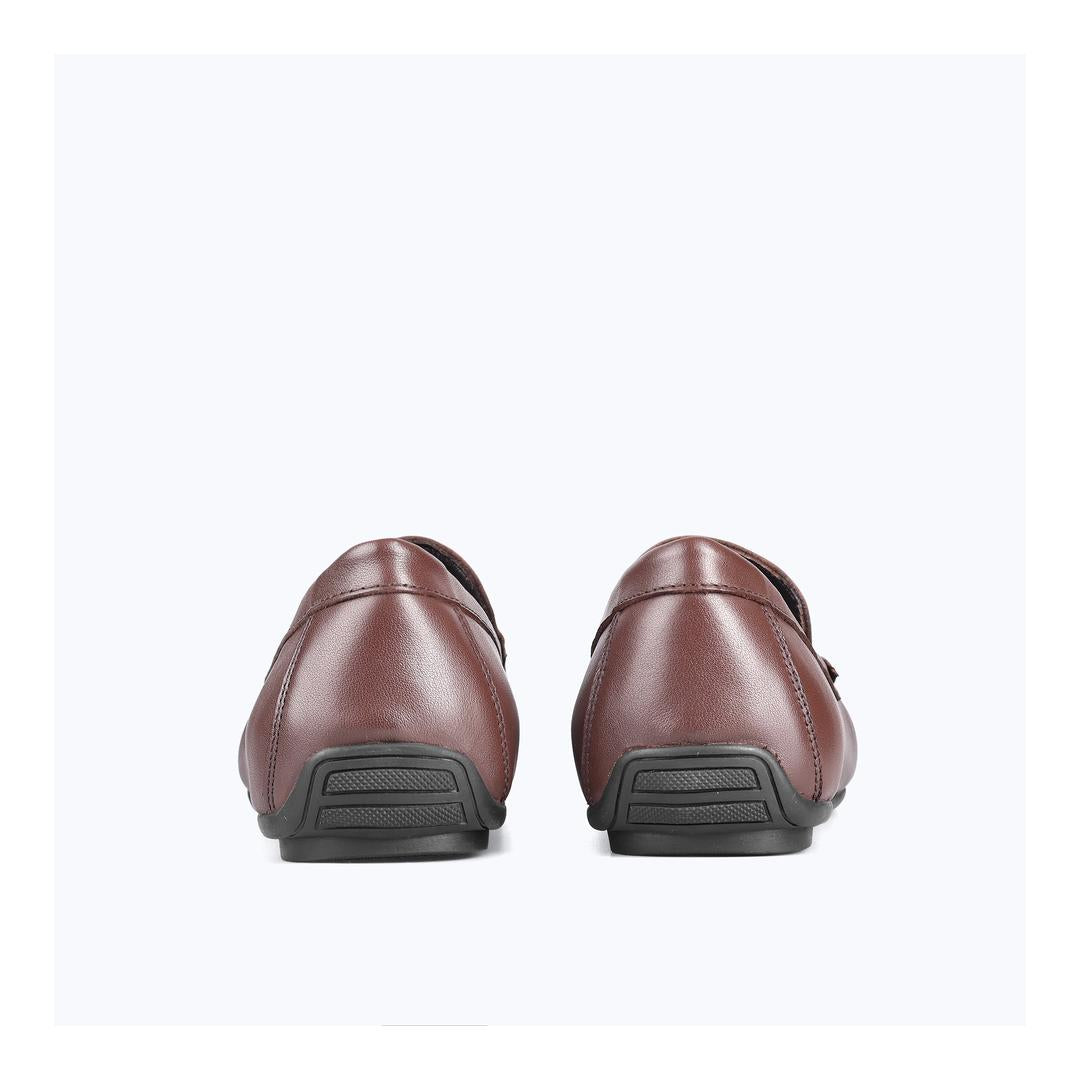 Sledgers Clanton Slip-on Driving Shoes - Brown