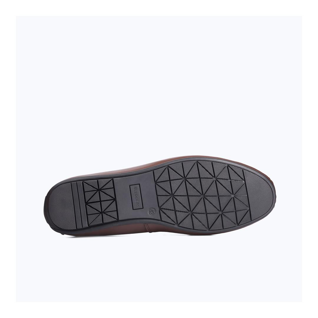 Sledgers Clanton Slip-on Driving Shoes - Brown