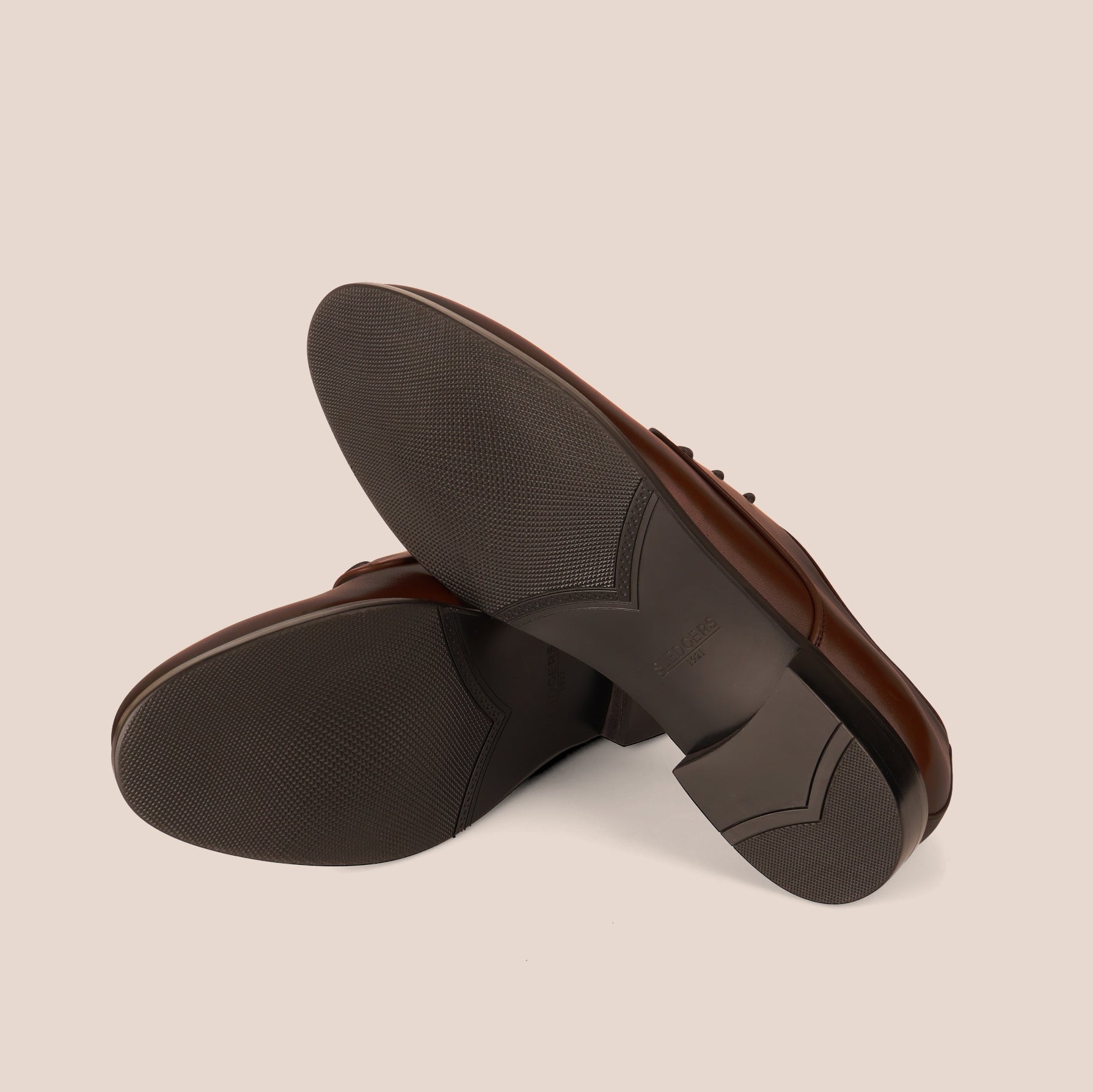 SLEDGERS Bram Formal Derbies - Coffee