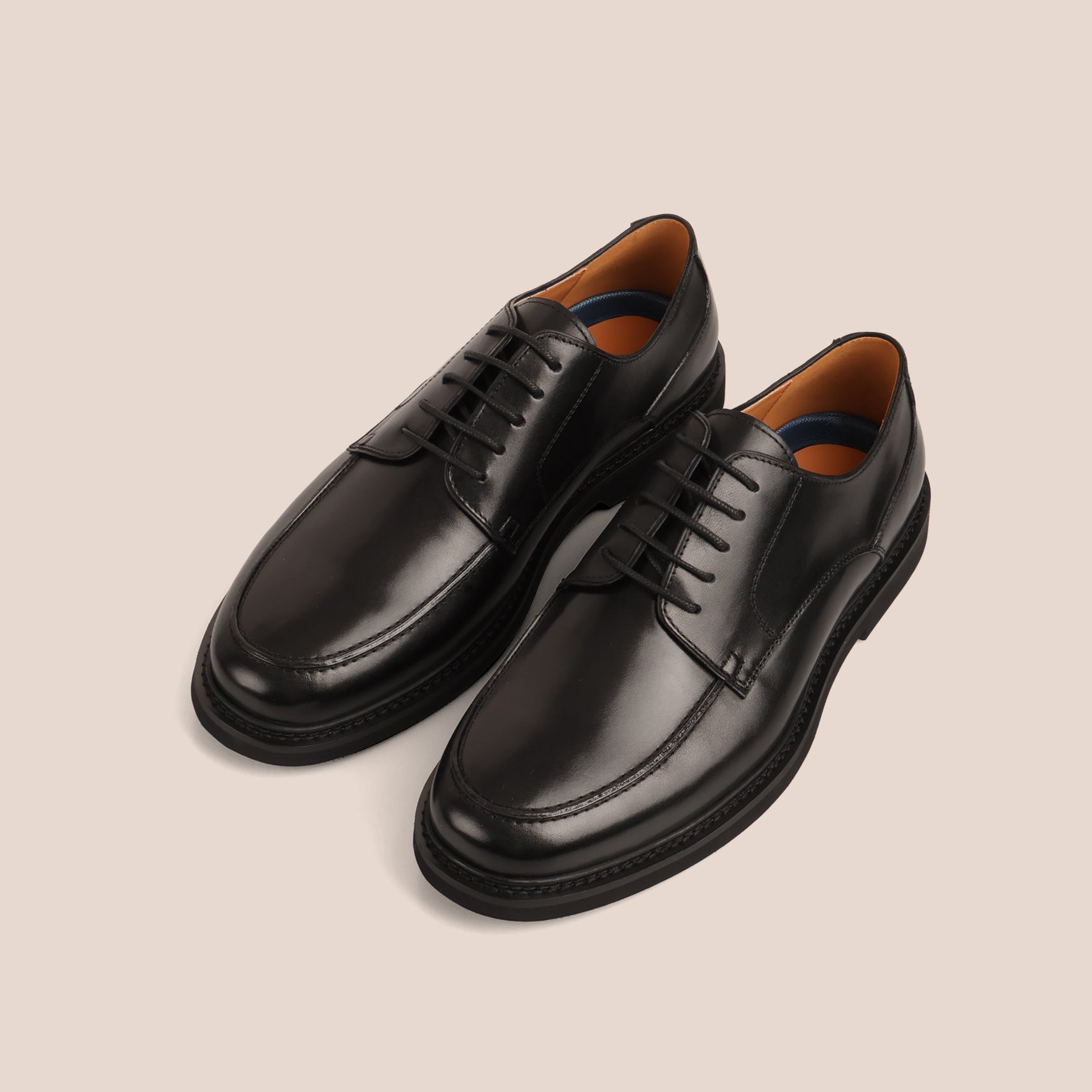 SLEDGERS Leon Moc-Toe Derbies - Black