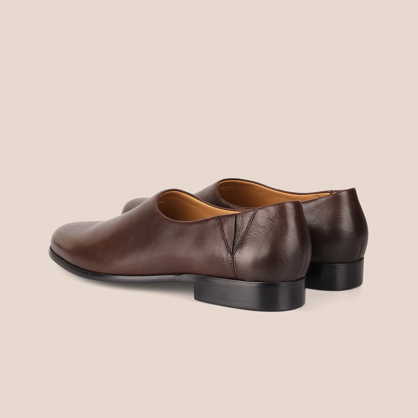Sledgers Parker Leather Slip-ons - Coffee