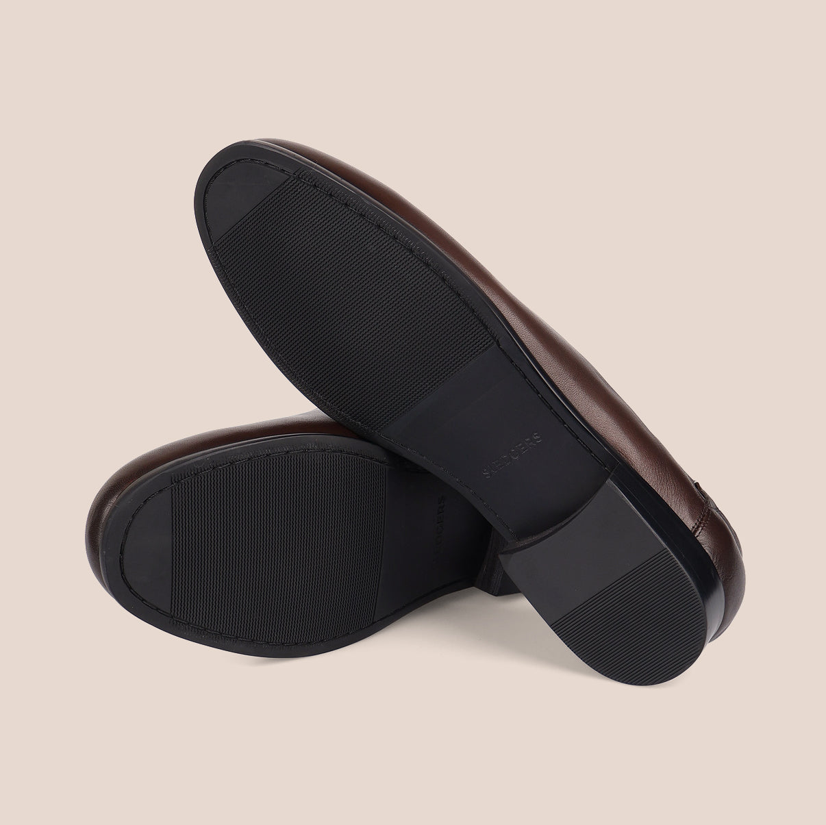 Sledgers Parker Leather Slip-ons - Coffee