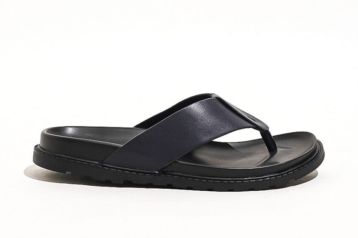 Sledgers Tung Navy Leather Sandals