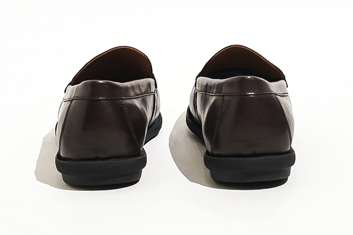 Sledgers Temple Horsebit Casual Loafer - Coffee