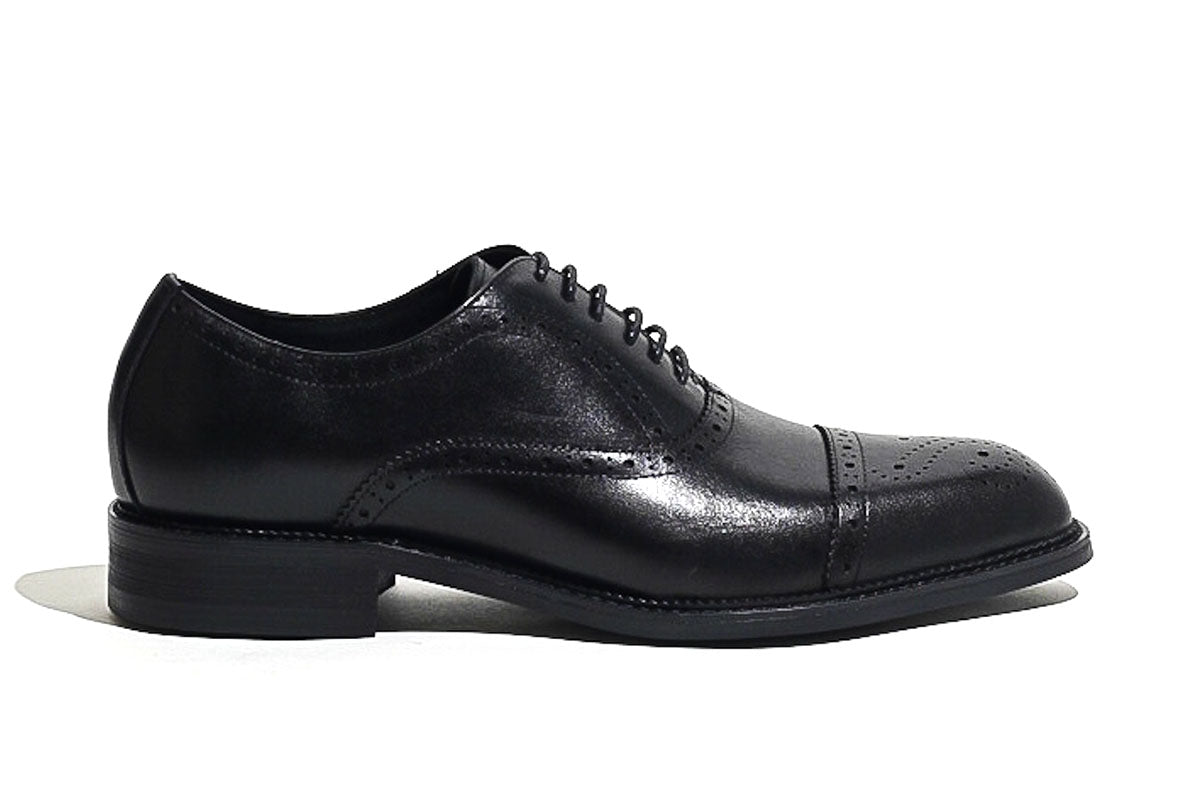 Ralph Black Brogue Oxford Shoes