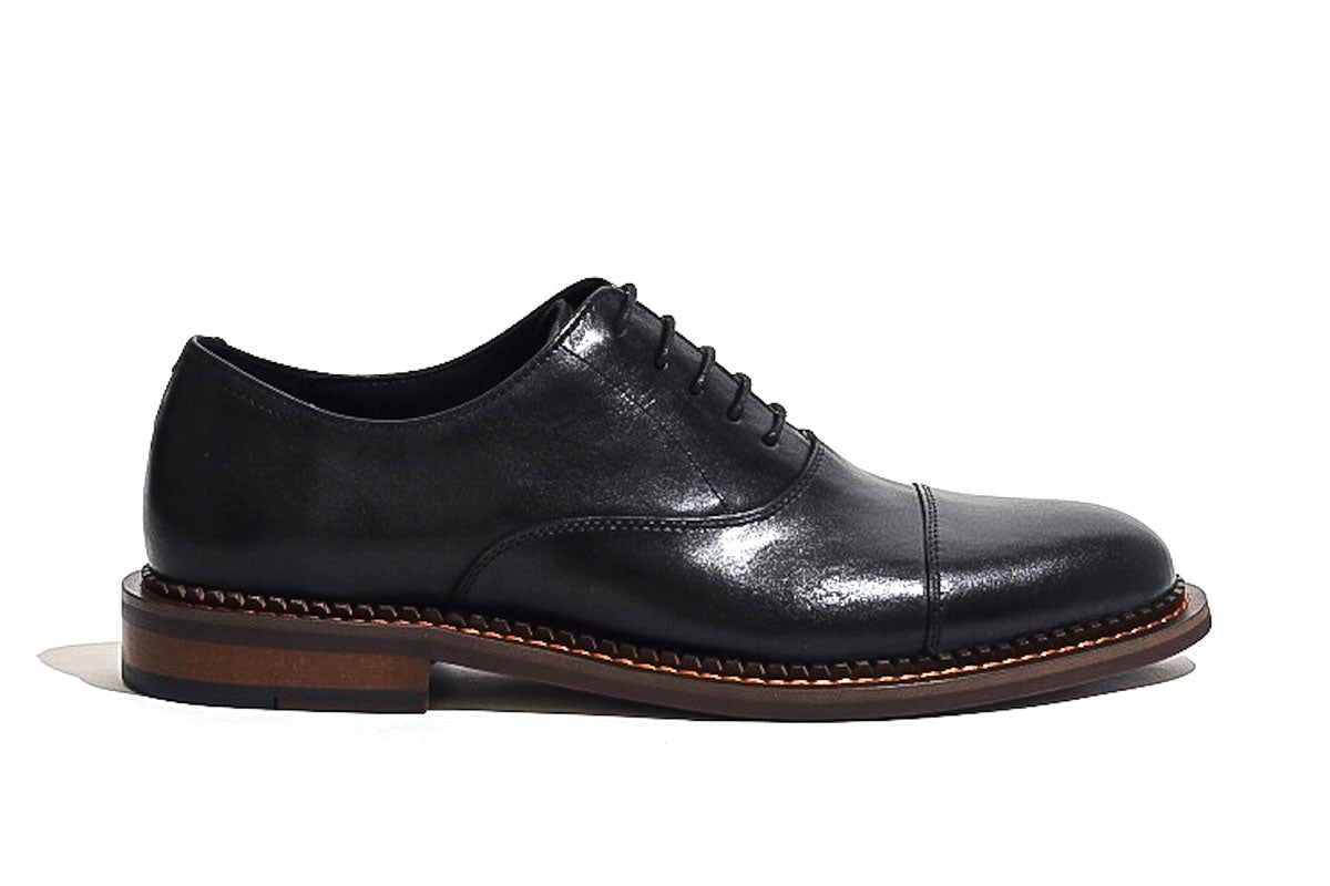 Sergio Black Oxford Shoes