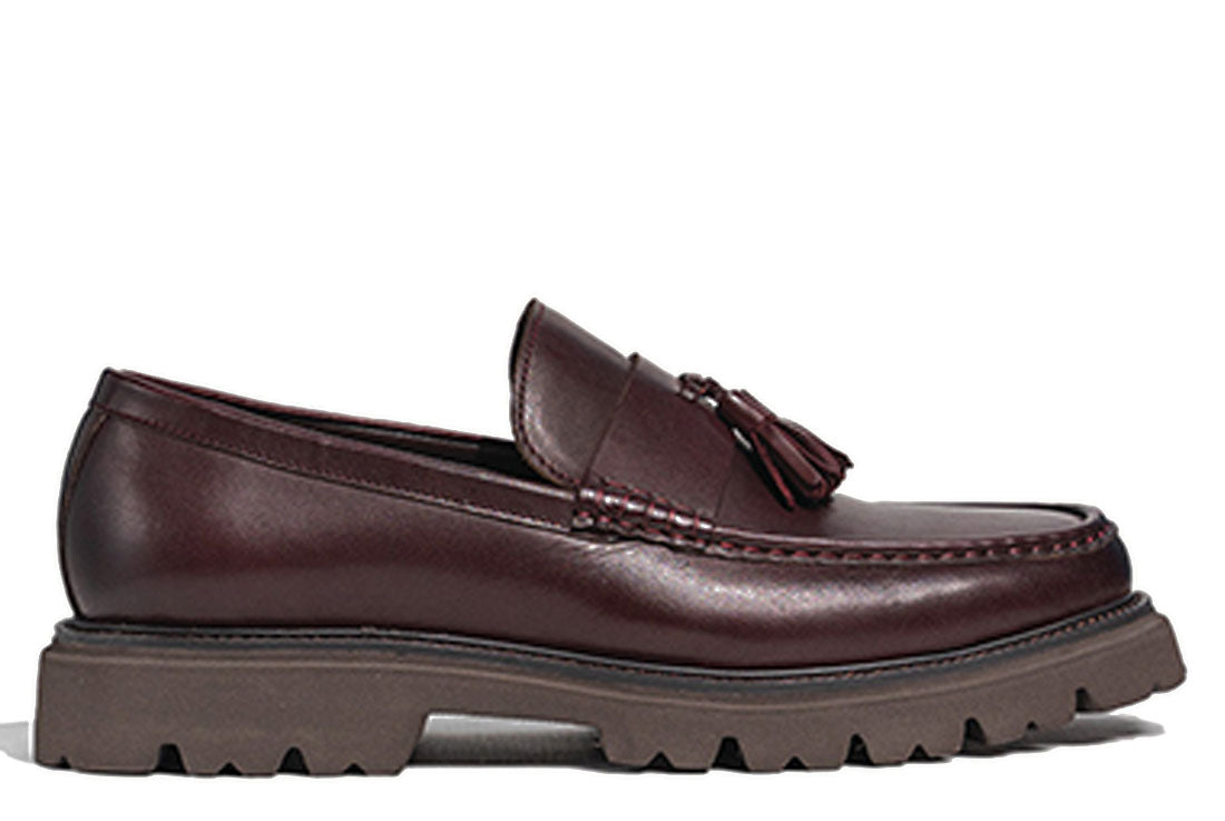 Ballard Wine Platform Tassel Loafers