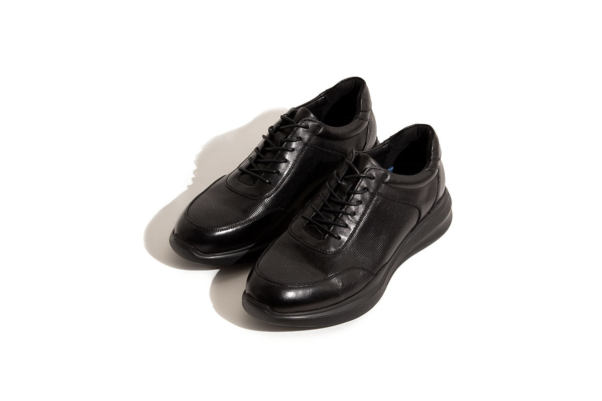 Paco Black Low Top Sneakers