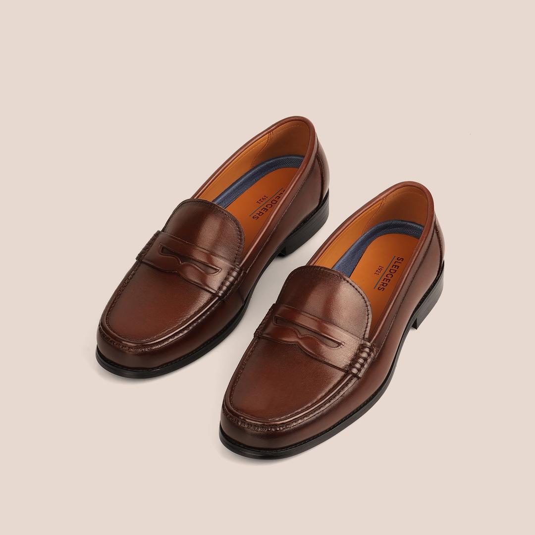 Sledgers Noel II Penny Loafer - Brown
