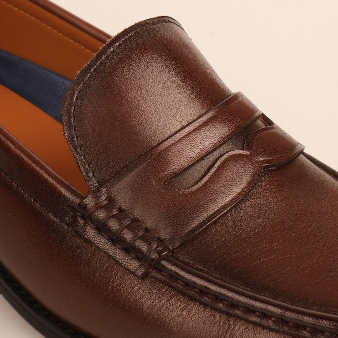 Sledgers Noel II Penny Loafer - Brown
