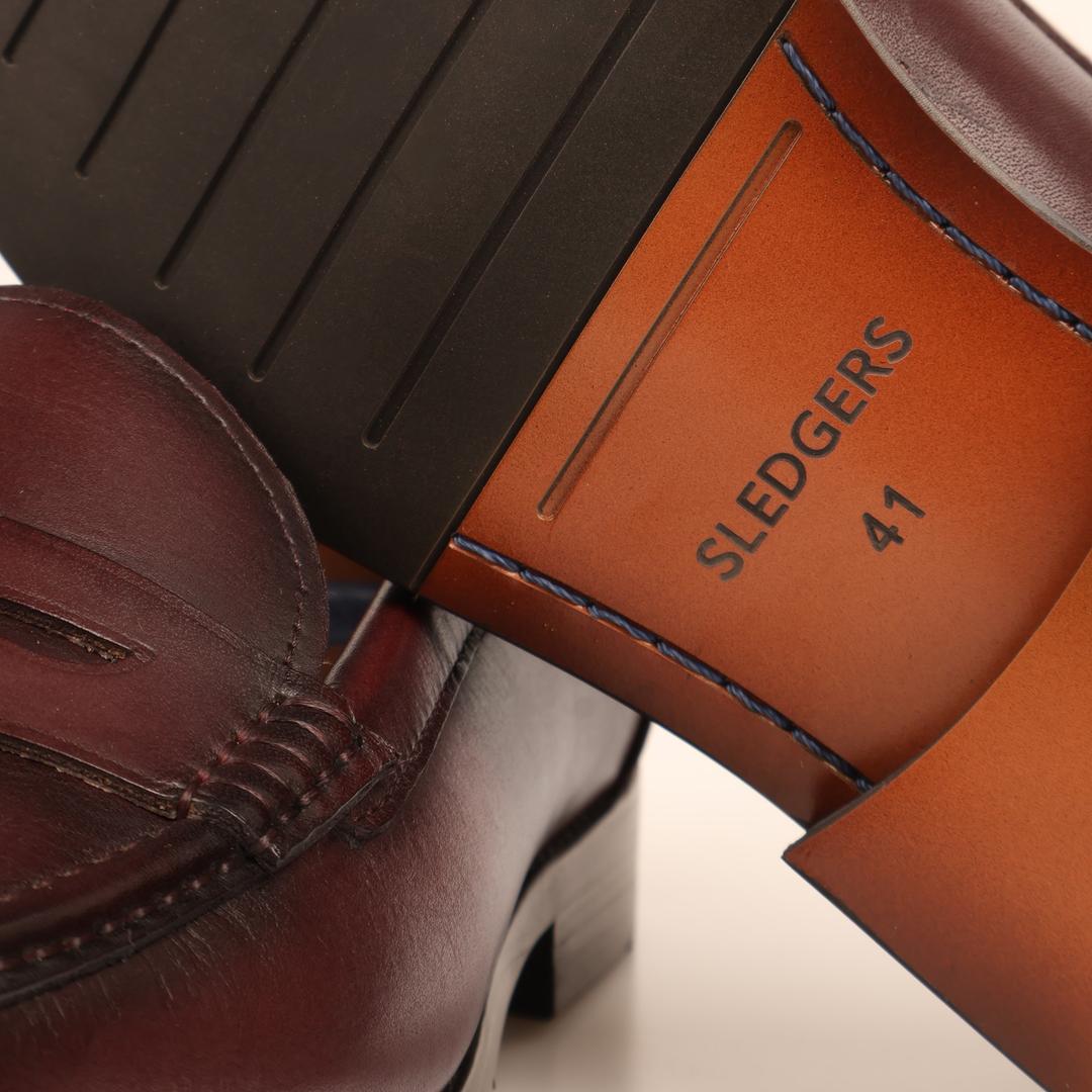 Sledgers Noel II Penny Loafer - Wine