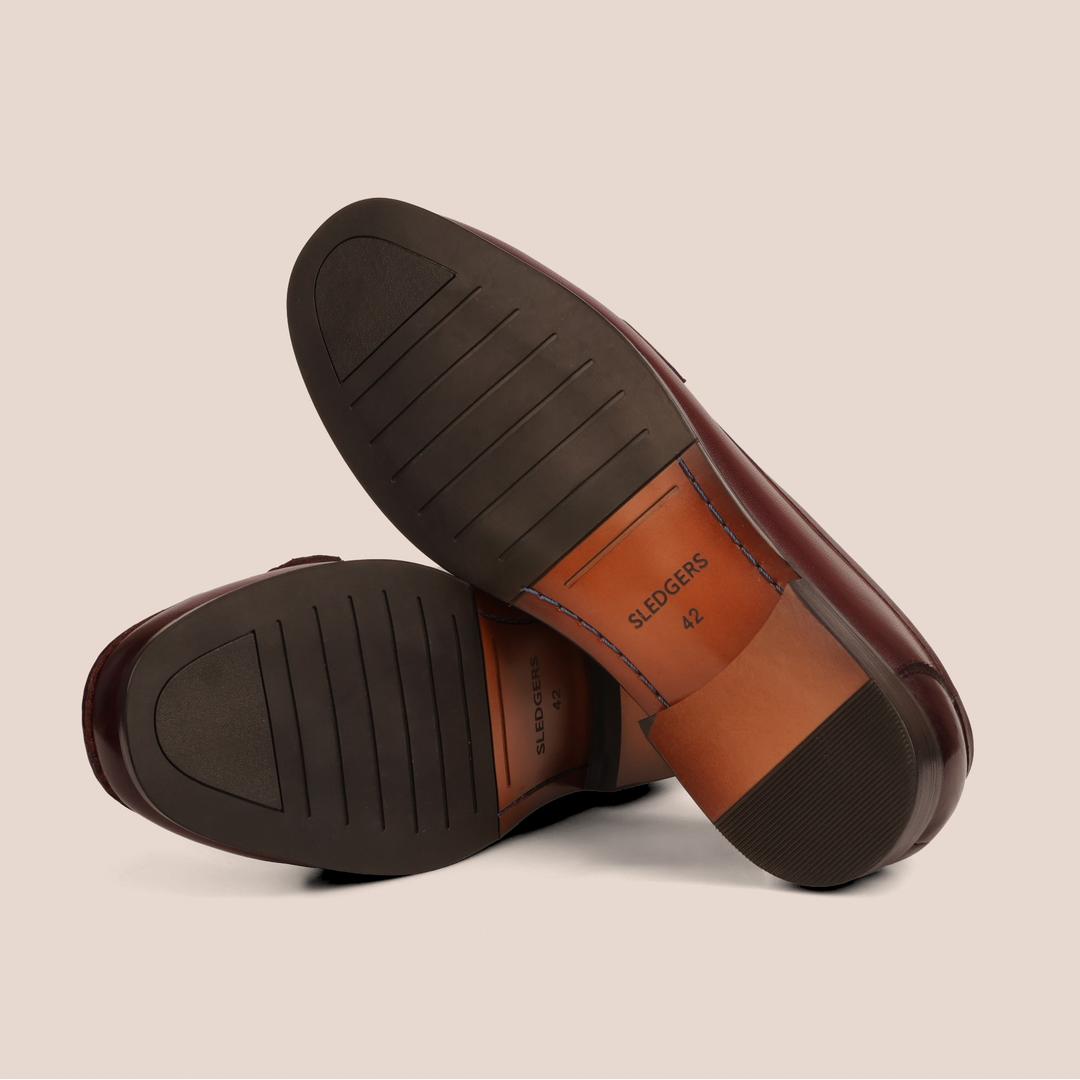 Sledgers Noel II Penny Loafer - Wine
