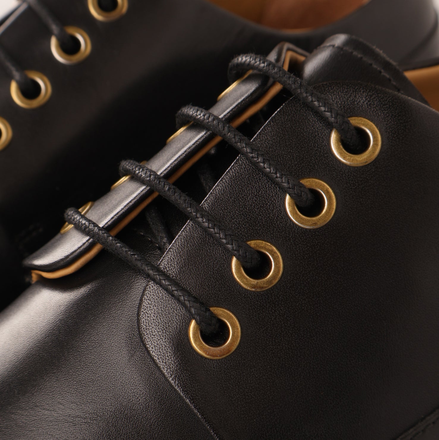 Sledgers Marcel 4-eyed Derby - Black