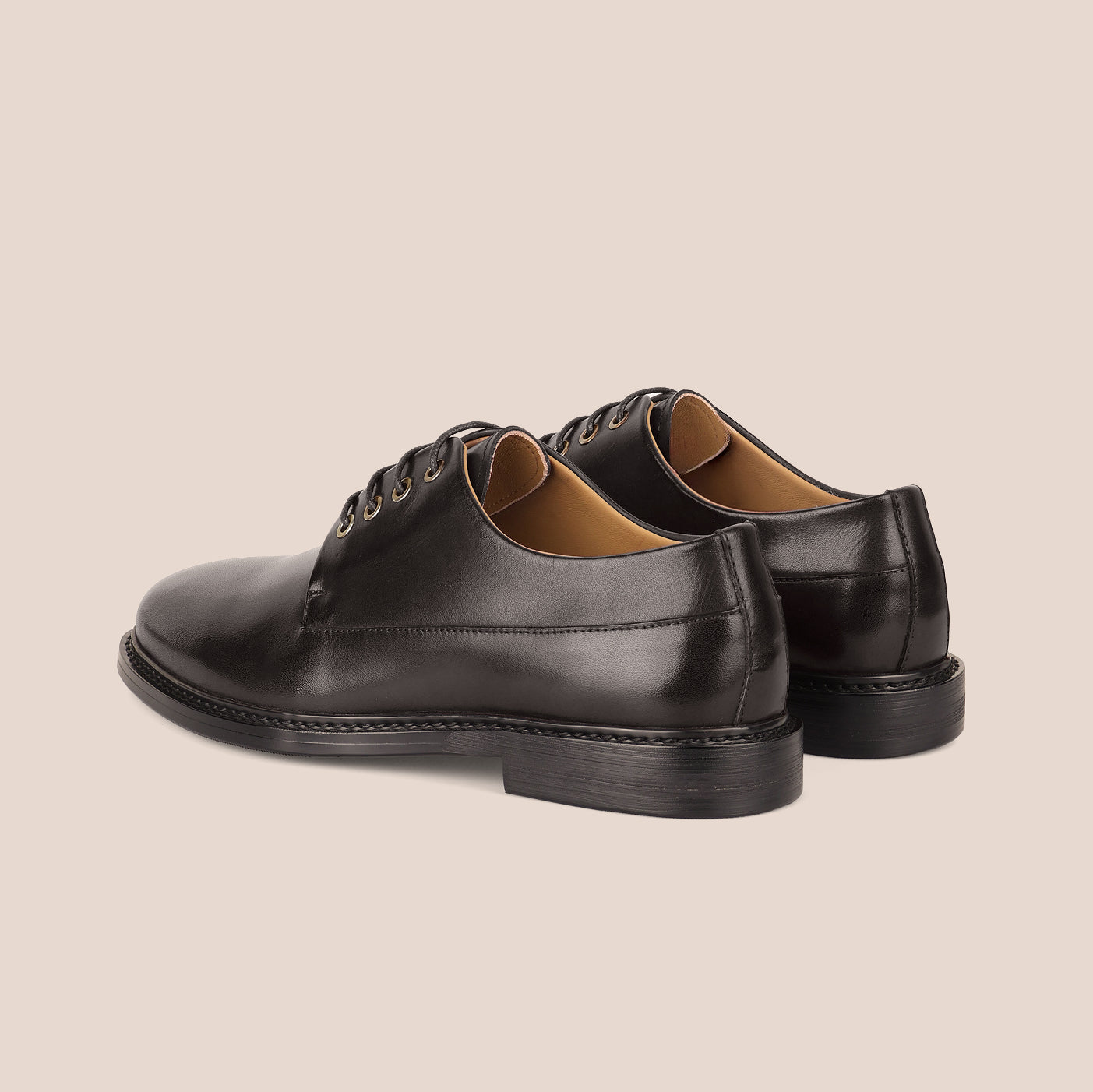 Sledgers Marcel 4-eyed Derby - Black