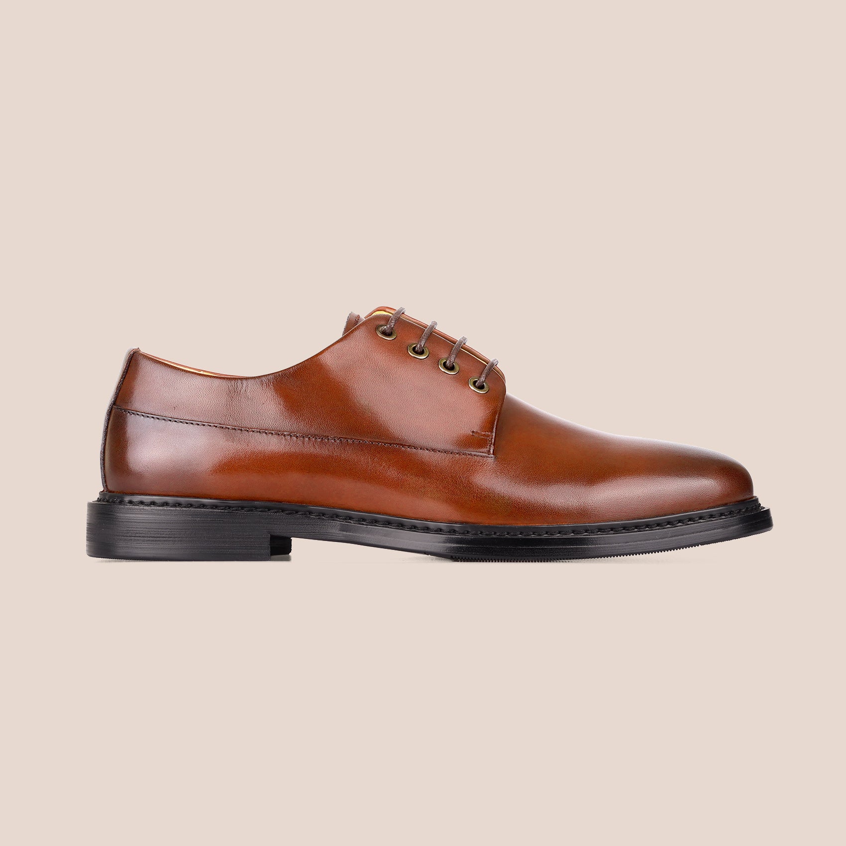 Sledgers Marcel 4-eyed Derby - Wine