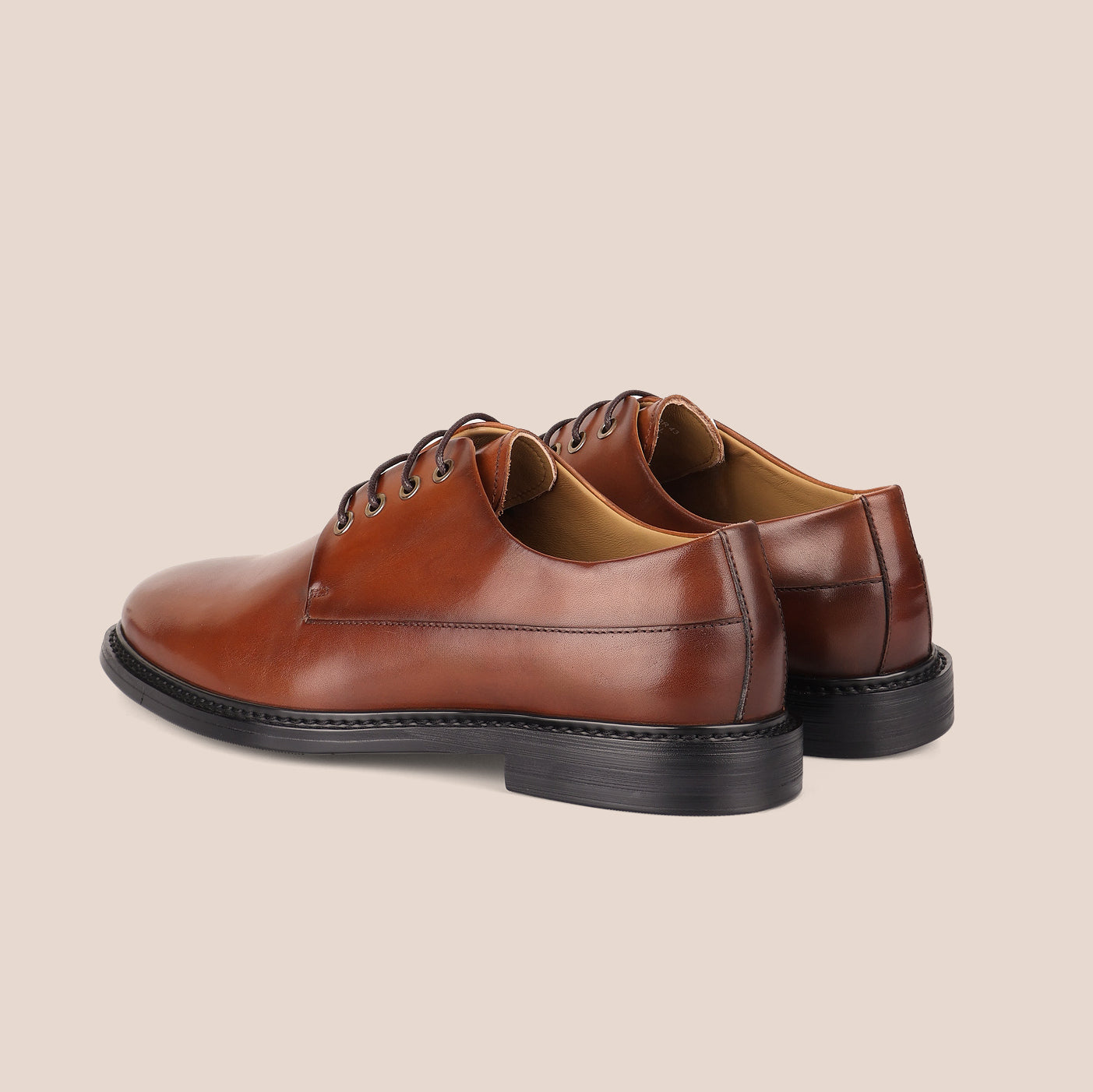 Sledgers Marcel 4-eyed Derby - Wine