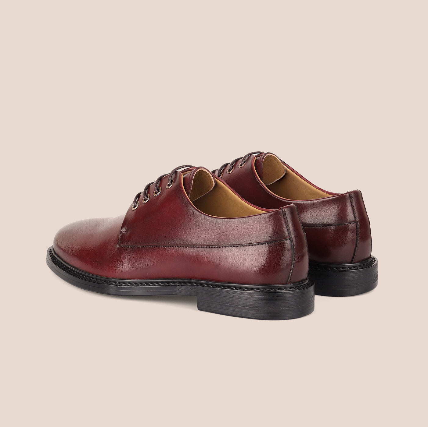 Sledgers Marcel 4-eyed Derby - Light Brown