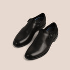 SLEDGERS Maurice Double Monk Strap - Black