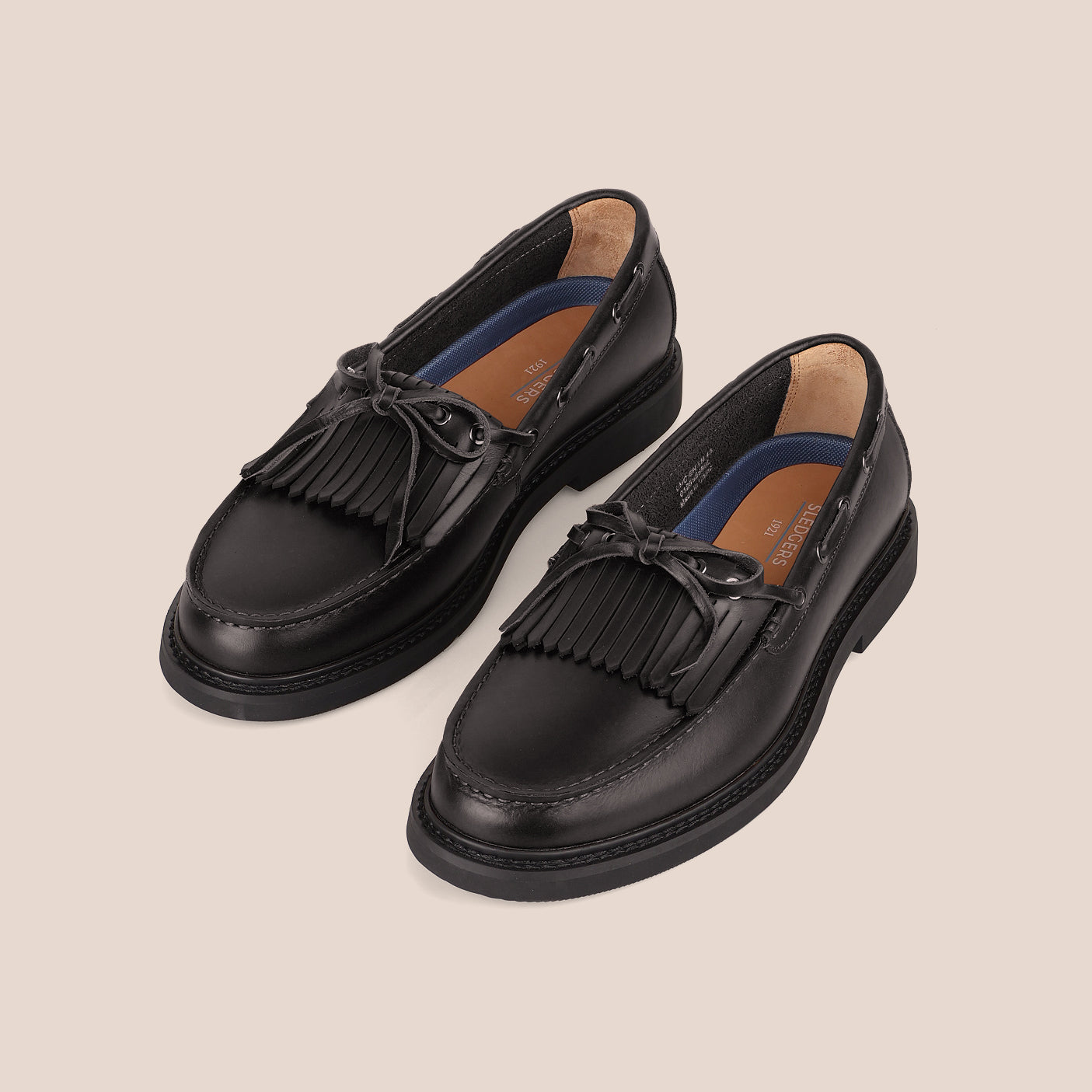 Sledgers Lucien Tassel Loafers - Black