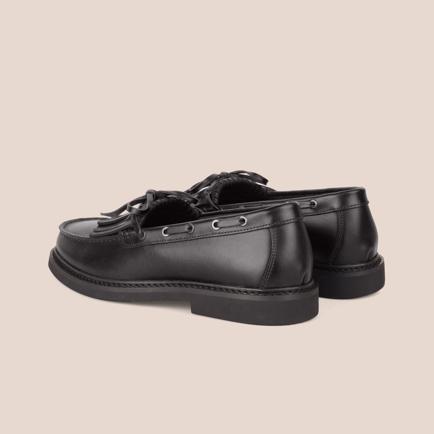 Sledgers Lucien Tassel Loafers - Black