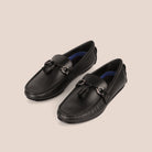 Sledgers Ruben Buckled Tassel Driving Shoes - Black