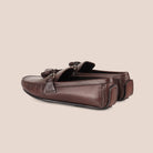 Sledgers Ruben Buckled Tassel Driving Shoes - Coffee